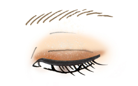 メイクアップのイメージイラスト