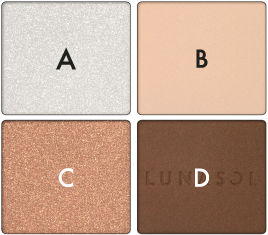 4分割された図形