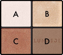 アイカラーレーションの使い方をご提案!仕上がりイメージに合わせてご自由にお使いください。