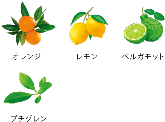 オレンジ レモン ベルガモット プチグレン